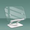 Acrylic Reading Rack, Height Adjustable and 360 Rotating Base Optional for Kids and Students Tablet Stand
