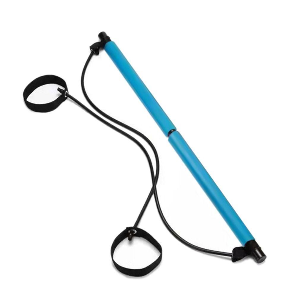 

Fitness Stick Adjustable Exercise Stick Rod-shaped Stretch Belt Elastic Rope Gym Body Workout синий