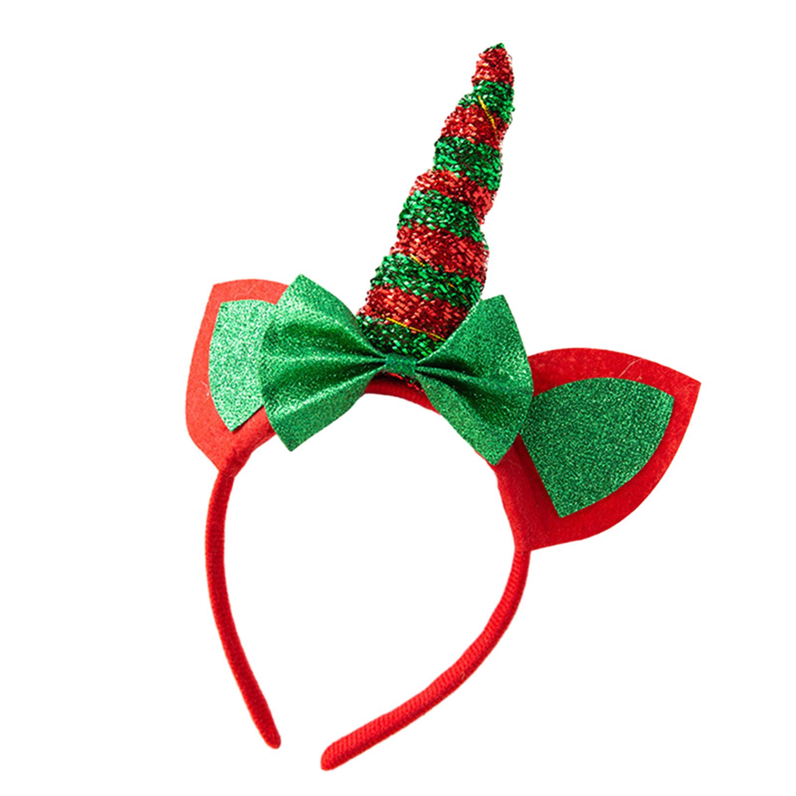 

Glitter Headbands Christmas Hairbands Cosplay Hair Hoop Headbands Festival Party Hair Accessory for Girls D