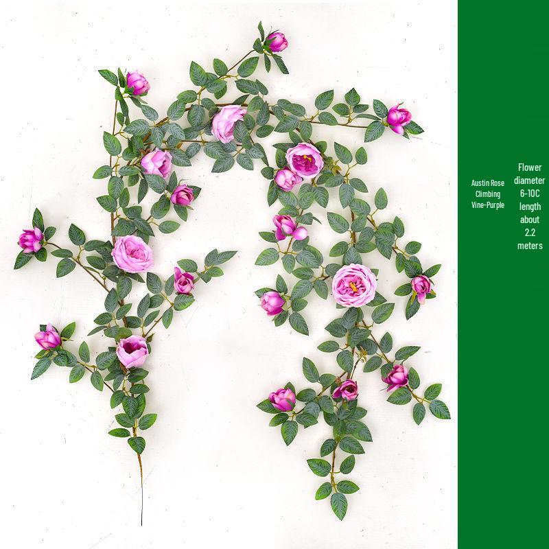 Simulierte Rosenblumenranke zur Wanddekoration & Landschaftsgestaltung