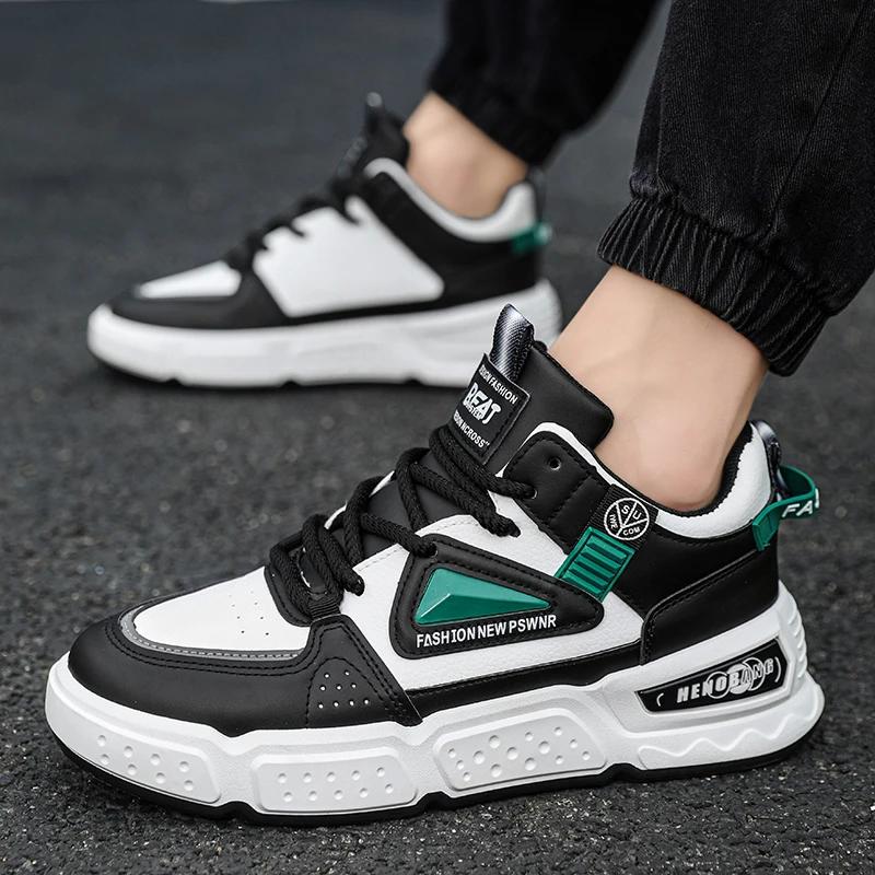 Fashion Platform Men Skateboarding Shoes Outdoor Casual Sneakers Breathable Tennis Walking Running Shoes Jogging Sport Shoes