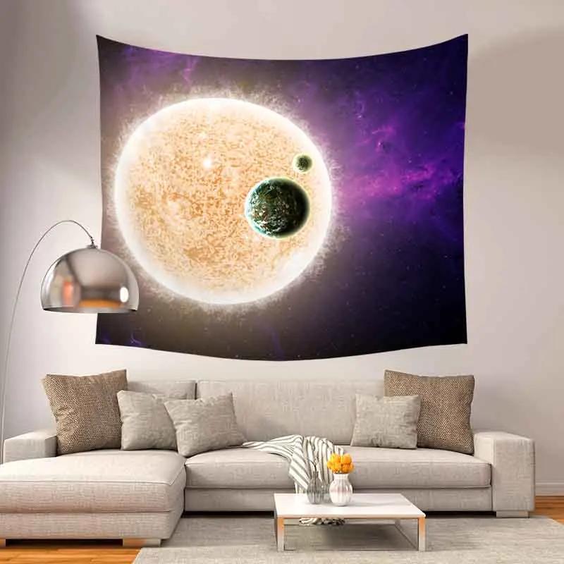 Planet Galaxy Space Cosmic Tapestry Home Decor Wall Hanging Tapestry Outer Space Theme Tapestry Bedroom Living Room Decoration