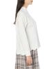 Laisse Passe Fluffy High Neck Pullover Ivory Women's Sweater,