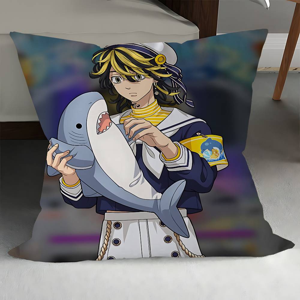 Anime Hanemiya Kazutora Pillowcase Toon Gift Cushion Cover Bedroom Home Sofa Chair Seat Decor Pillow Case