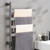 Bathroom LED Digital Display Constant Temperature Drying Storage Rack Stainless Steel Intelligent Electric Towel Rack