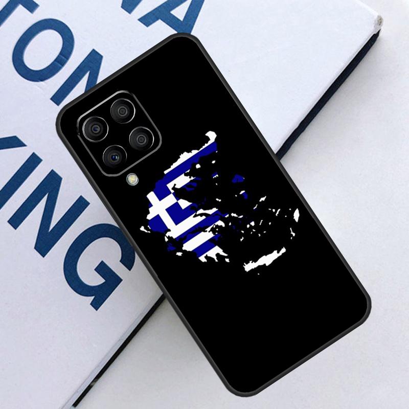 Greece Greek Flag For Samsung Galaxy M16 M06 M33 M13 M35 M53 M11 M21 M31 M55 M15 M14 M34 M54 M12 M32 M52 Case