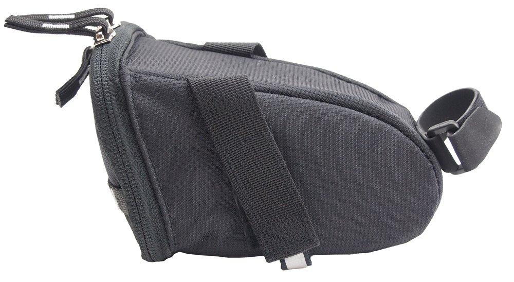 Ostrich Saddle Bag Black [SP-505]