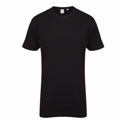 SF Men Herren Langarmshirt mit tiefem Saum