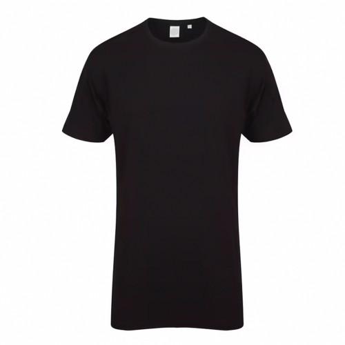 

SF Men Mens Dipped Hem Longline T-Shirt M
