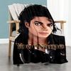 Michael Jackson 194 Personalized Text Blanket Lightweight Customizable Blanket Soft & Cozy Versatile for Sofa Office Chair Picnics Livingroom