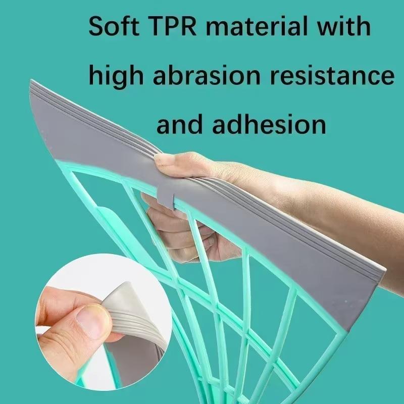 Silicone Broom Wiper Squeegee Long Handle Window Washing Mop Household Floor Glass Magic Scraper Hand-push Mirror Cleaning Tools
