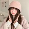 Soft Winter Women Plush Hat Ear Protection Pullover Caps Trapper Hats  for Outdoor Activities