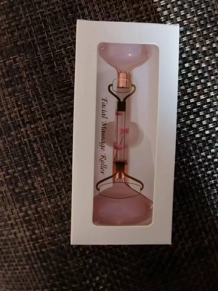 Podwójny wałek jadeitowy i skrobak Gua Sha do masażu twarzy dla relaksu i liftingu