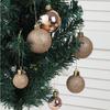 42Pcs/set Plastic Xmas Tree Hanging Pendant Xmas Baubles Xmas Ornament Ball New Christmas Ball Set