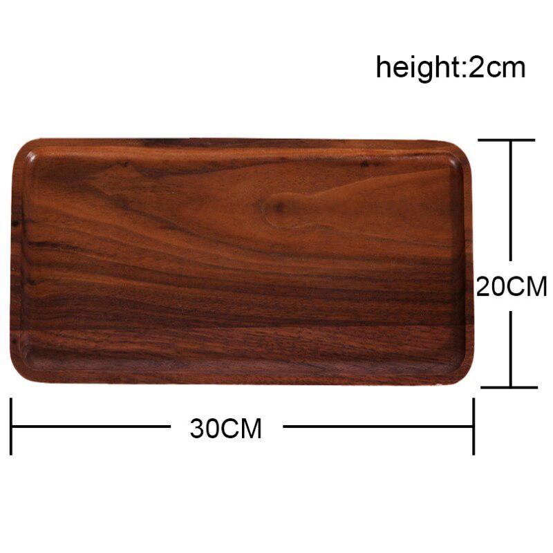 Zebra Wooden Tea Trays Rectangular Dessert Serving Plates Kitchen Utensils Solid Zebra Wooden Tea Trays Rectangular Dessert Serving Plates Kitchen Utensils Solid