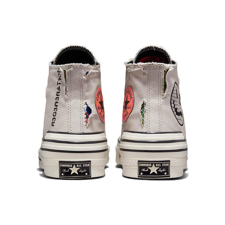 Converse Chuck 70 Hacked Heel High 'Tear Away - Light Bone' (Unisex) Light Bone / Black Canvas Shoes A00730C