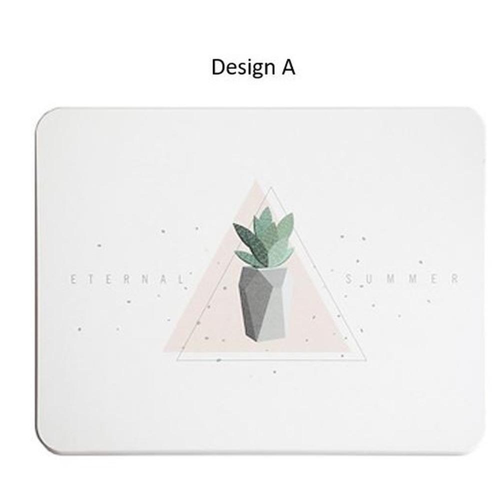 Homlly Marbi Diatomite Extra Absorbent Bathroom Floor Mat (x2pcs)