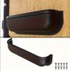 Organizer Holder Door Shelf for Camper, Boat, Car Trailer, Black