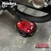 MORIN RACING Brake Pedal Cover for Honda Monkey 125 /Brake Pedal Cover For HONDA Monkey125 JB02 JB03 JB05 (SilverxBlue)