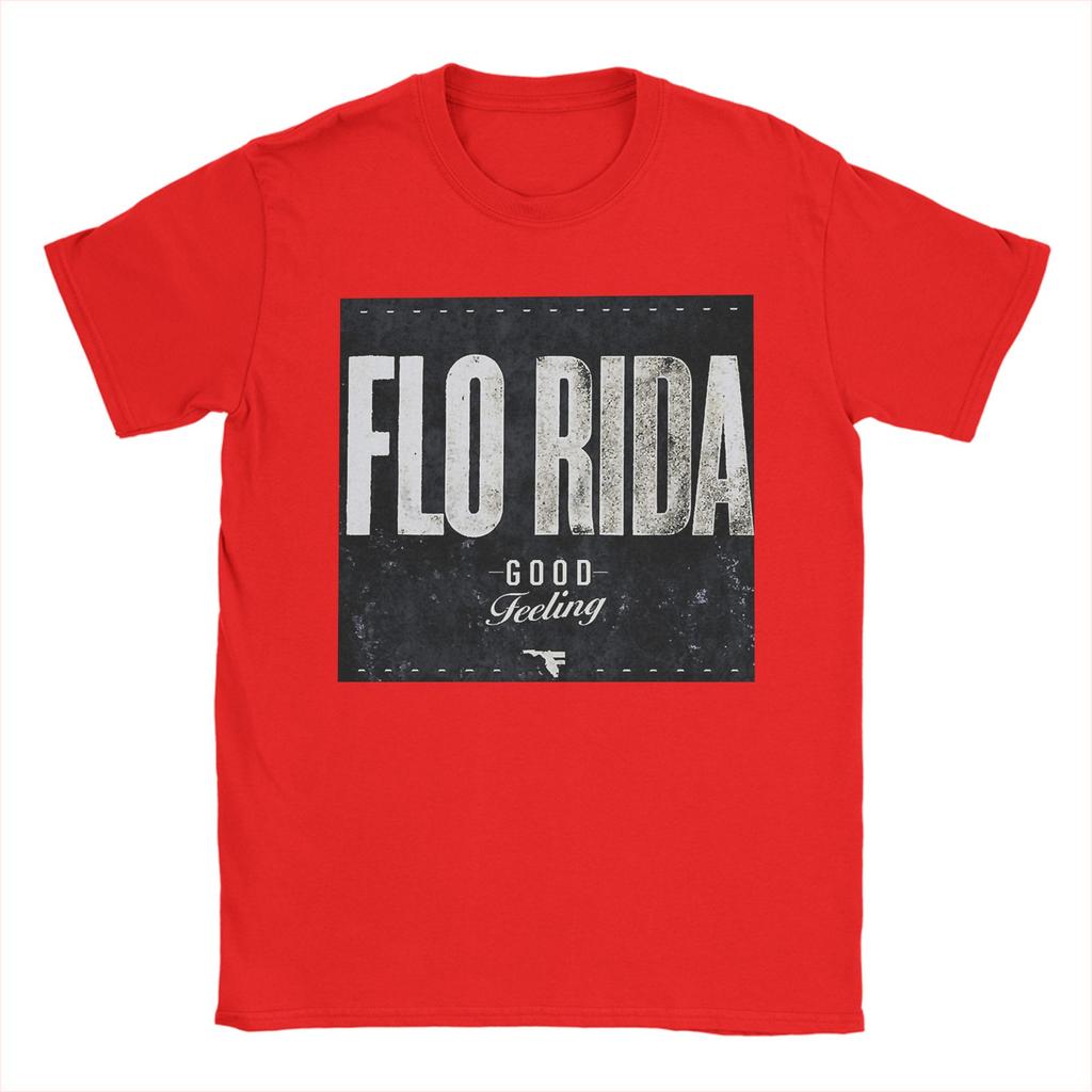 Retro Flo Rida TShirt For Unisex WoUnisex Round Neck Short Sleeve Top Tee Cotton Summer Clothing