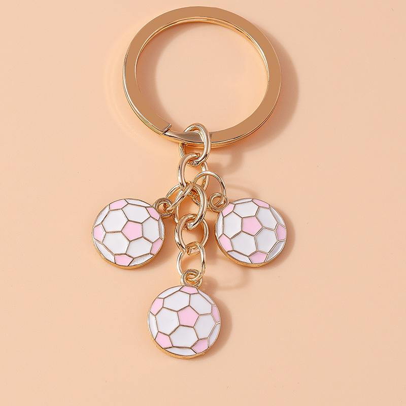 

Fashion Enamel Soccer Football Keychain Men Women Key Ring Pendant for Car Key Holder Girls Handbag Decor DIY Jewelry Gift