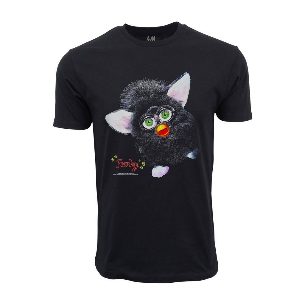 99 FURBY GRAPHIC BLACK T-SHIRT