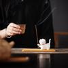 Cute Kitten Ceramic Aromatherapy Burner: Indoor Porcelain Sandalwood Incense Holder and Tea Pet