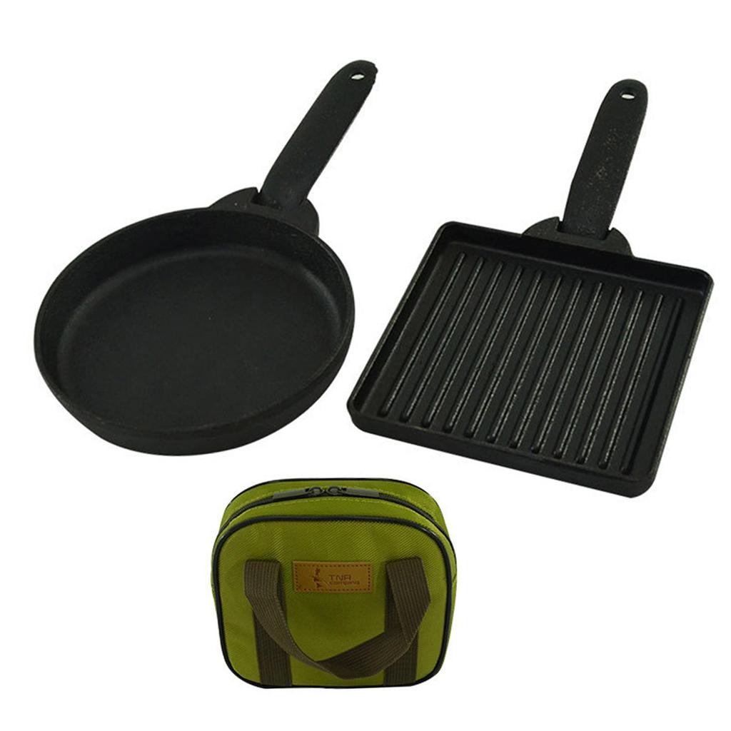 Buy Camping Cookware Frying Pan Detachable Handle NonStick Pot at