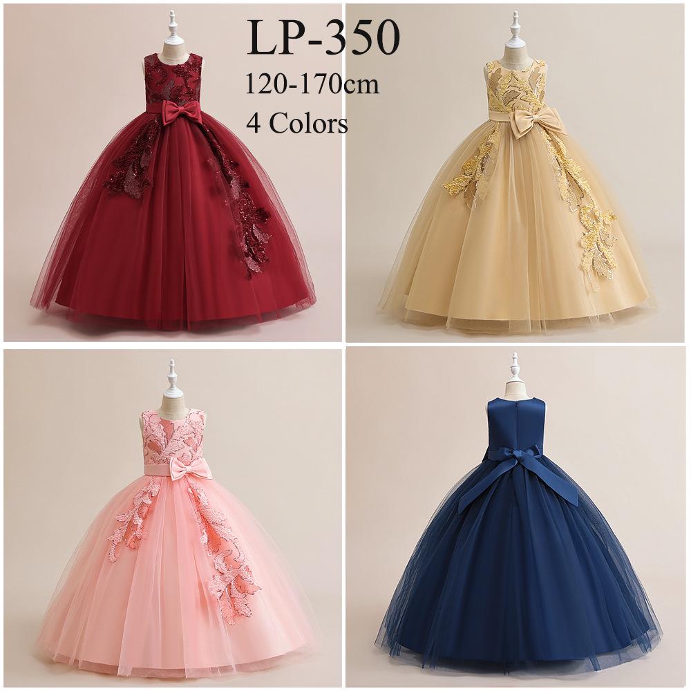 Abito Principessa in Tulle Soffice 2024 per Bambine - Gonna Lunga, Ideale per Matrimoni & Spettacoli, Adatto a Bambini Medi e Grandi