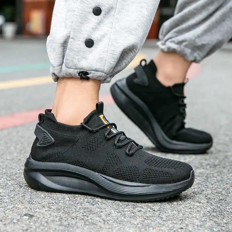 Fashion Hip Hop Without Heel Men Walking Shoes Boots Men's Ankle Sneakers Men Sports Basquet Resell Advanced Lowest Price Sapateni