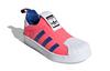 Adidas Originals SUPERSTAR 360 Breathable Low top Skateboard Shoes Pink White Blue Children Aged 3 7 Years Old FX4911