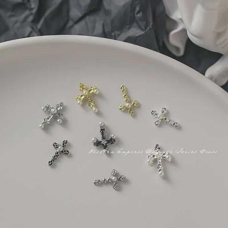 Dark Queen Mother 2025 Diamond Pearl 3D Nail Art Decoration