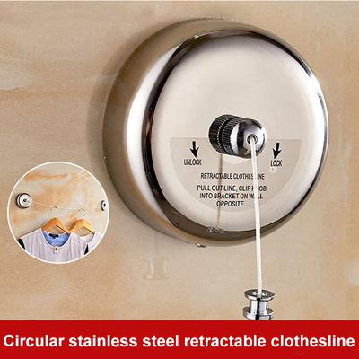 Nástěnný sušák na prádlo Větruodolný 2,8 m Nastavitelná síla Nylon Odolný Protiskluzový Šňůra na sušení prádla