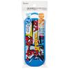 Skater Children's Lunch Box Trio Set Chopsticks Spoon Fork Kids Cutlery Antibacterial Treatment Easy To Open Sliding Type Made In Japan Spiderman 25 B