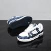 Spring Breathable Casual Leather Board Shoes Youth Sports Thick Sole Heightening Couples Tide Shoes S1