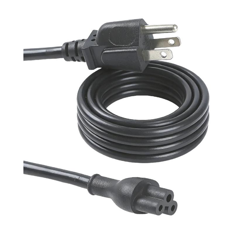 C6 Plum Blossom 1.5m 10A US Standard AC Power Cord for Laptop/Monitor