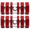 2pcs Bike Pegs Durable Sturdy Portable Antiskid Design Bike Accessories for Mountain CyclingRed