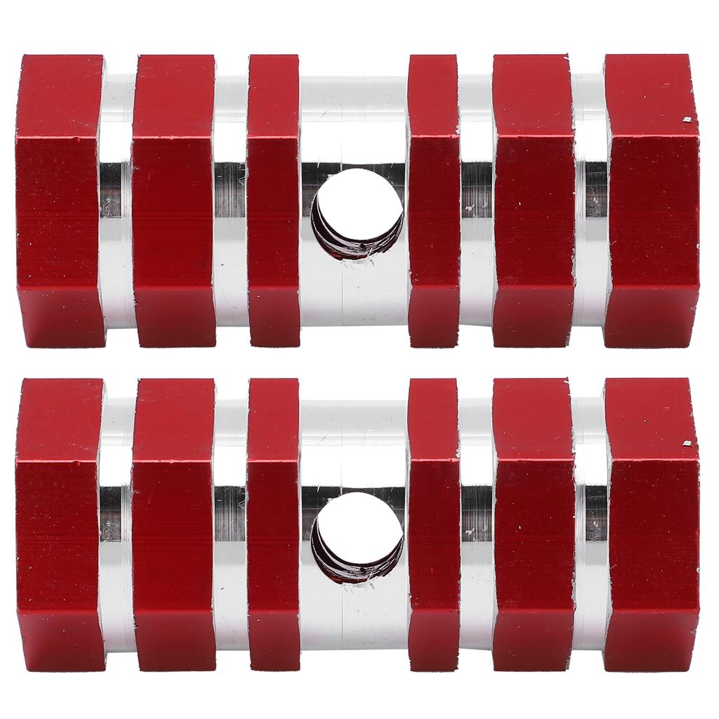 2pcs Bike Pegs Durable Sturdy Portable Antiskid Design Bike Accessories for Mountain CyclingRed