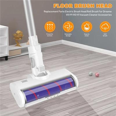 Cabezal de cepillo de suelo eléctrico LED para aspiradora Xiaomi Mijia 1C K10 / Mijia G9 G10 / Dreame V8/V9B/V9P/V11