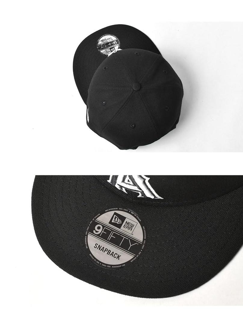 New Era BASIC SNAP 9FIFTY OSFM Red Sox Schwarz x Weiß Kappe