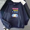 Seven Days A Week HoodiesDuck Kawaii Cartoon Sweatshirts Korean Style Casual Women Winter Coats Clothing for Girls Tops