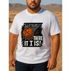 European Sizes Men'S Basketball Graphic T-Shirt - Quick-Dry Moisture-Wicking Athletic Tee, Breathable Loose Fit Shirt for Gym