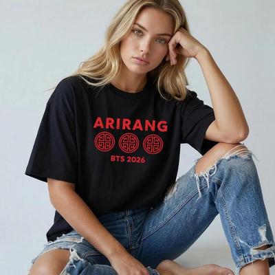 2026 Summer Fashion BTS World Tour Double Side Shirt, Bangtan Come Back Shirt for Army, Kpop Album Shirt, Army Kpop Shirt, Bangtan Comeback Shirt Y2K