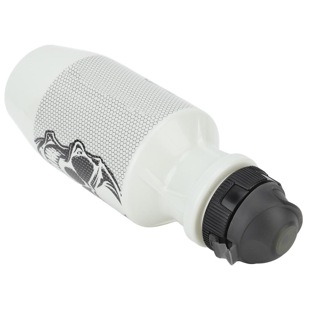 Bike Water Bottle Outdoor Squeeze Type 550ml Large Caliber PP5 Easy to Grip Cycling Sports Kettle Grey