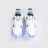 Pattini a rotelle per bambini, rimovibili, piatti, ricaricabili, LED, quattro ruote, scarpe sportive luminose, rosa, scarpe da ginnastica luminose da donna