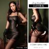 Sexy Underwear Wild Patent Leather Nightclub Dance Bunny Hip Dress Suspender Nightdress Women's Locomotive Suit Suit