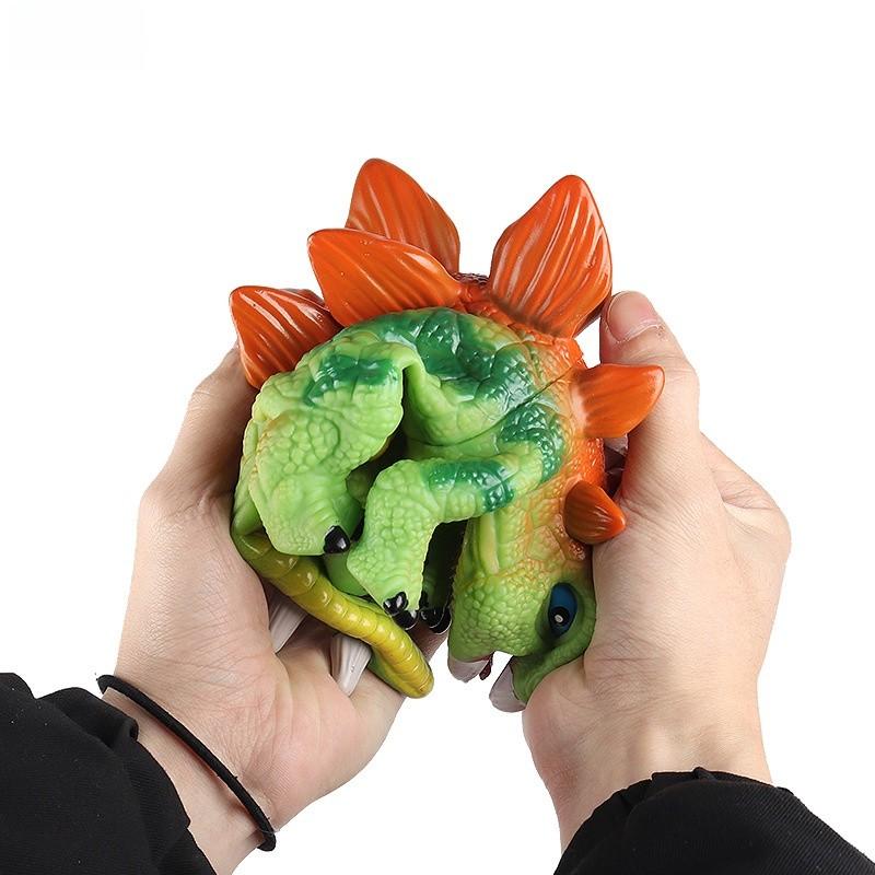 Dinosaur Plush Toy With Sound Soft Silicone For Kids And Collectors