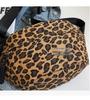 Leopard Print Large Capacity Canvas Crossbody Dumpling Bag - Casual Summer Shoulder Bag.