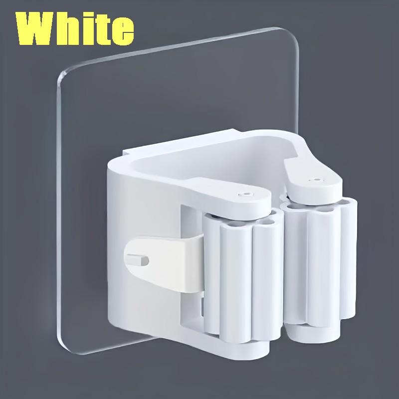 HOMZY 10PCS Wall Mounted Mop Organizer Holder Wall-Mounted Waterproof Mop Storage Rack Broom Hanger Hooks Household Tools