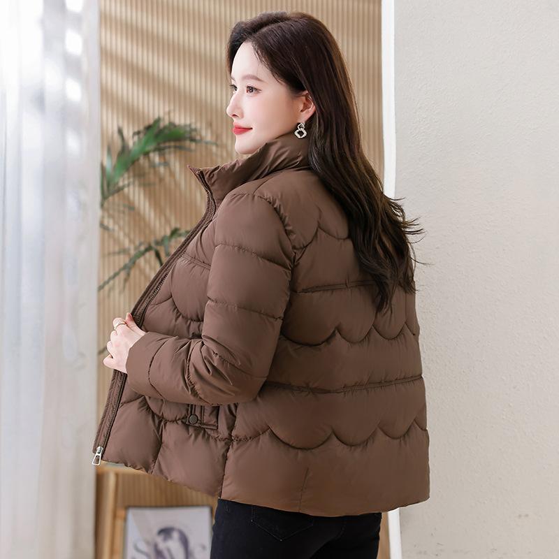 New Women's Cotton-padded Clothes, Versatile Fashion Stand-up Collar, Loose Short Cotton-padded Jackets, Thin Korean Version Jackets